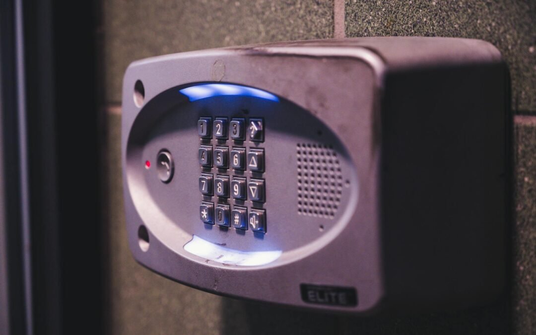 Keypad entry system symbolizing security in Express Entry immigration applications.