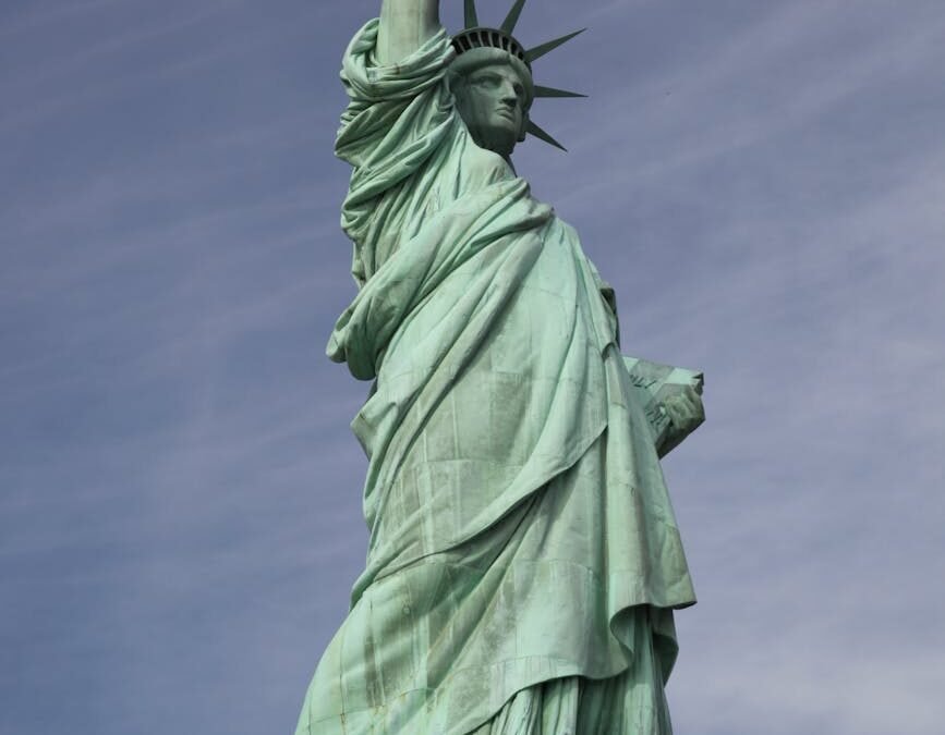 Statue of Liberty symbolizing hope for immigrants, relevant to Canada immigration news.