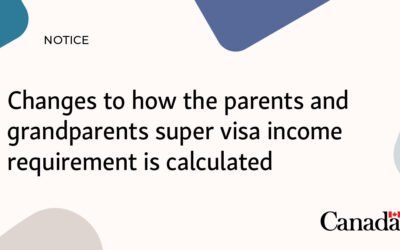 Canada Revises Super Visa Income Requirement Calculation