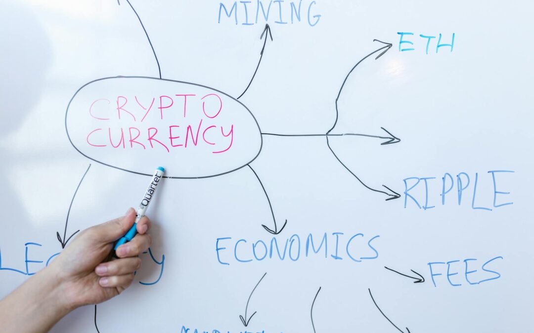 Diagram illustrating cryptocurrency concepts, highlighting "fees" related to citizenship applications.