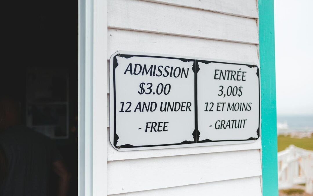 Admission prices for French lessons: $3.00, free for children 12 and under.