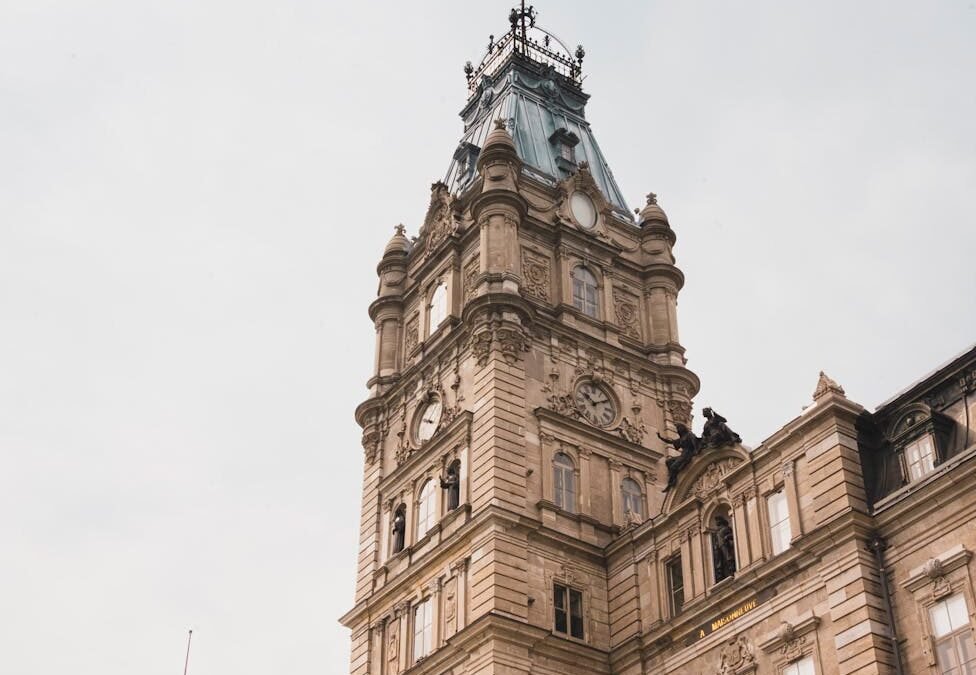Quebec government building representing provincial nominee program criteria and immigration processes.