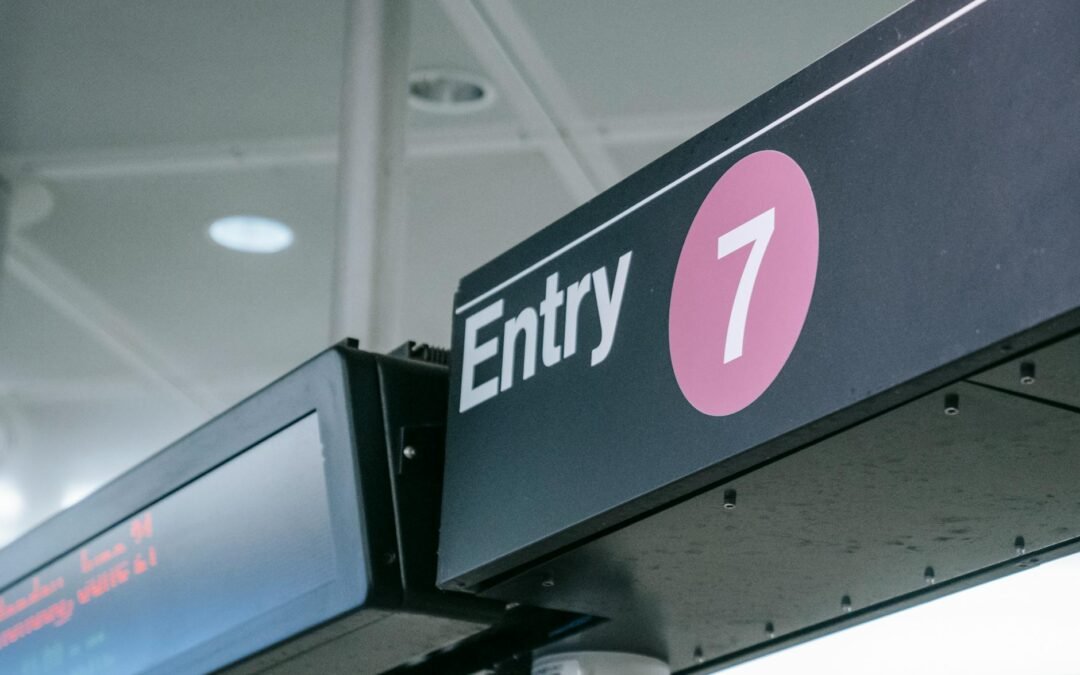 Entry 7 sign, relevant for enhancing navigation in FSW CEC locations.